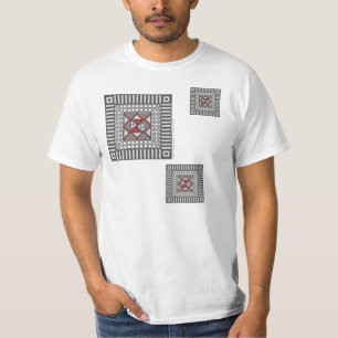 T-shirt Chemise légère pour hommes géométriques alternativ