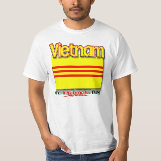 T-shirt Chemise légitime de drapeau (Devant)