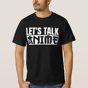 T-shirt Chemise Let's Talk Anime
