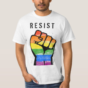 T-shirt Chemise LGBT Résistance Fist