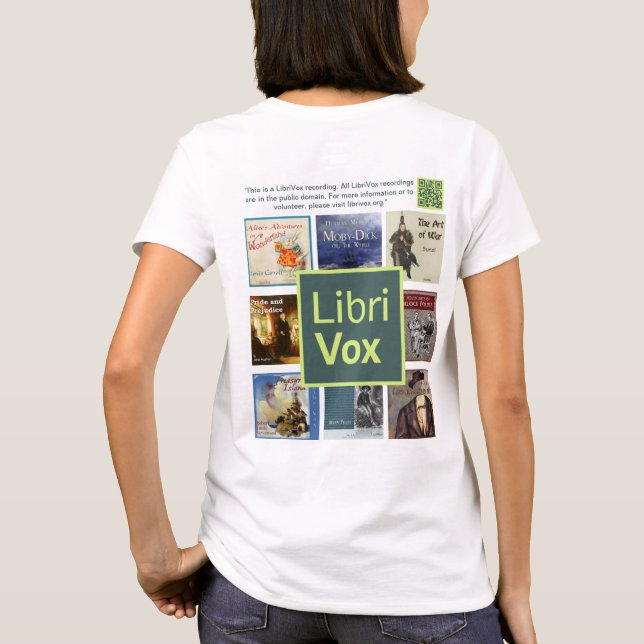 T-shirt Chemise LibriVox - Style 2 (Dos)