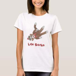 T-shirt Chemise Life Socks Monkey