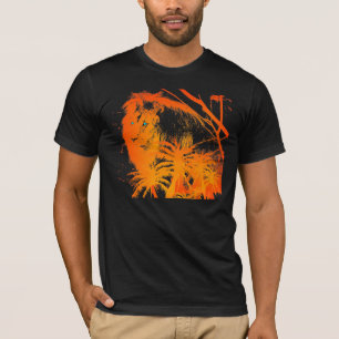 T-shirt Chemise Lion Feu