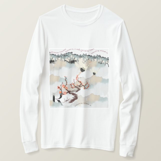 T-shirt chemise littérature&nuture (Design devant)