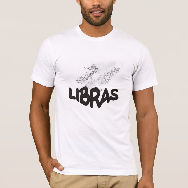 T-shirt Chemise LIVRES signes (Devant)