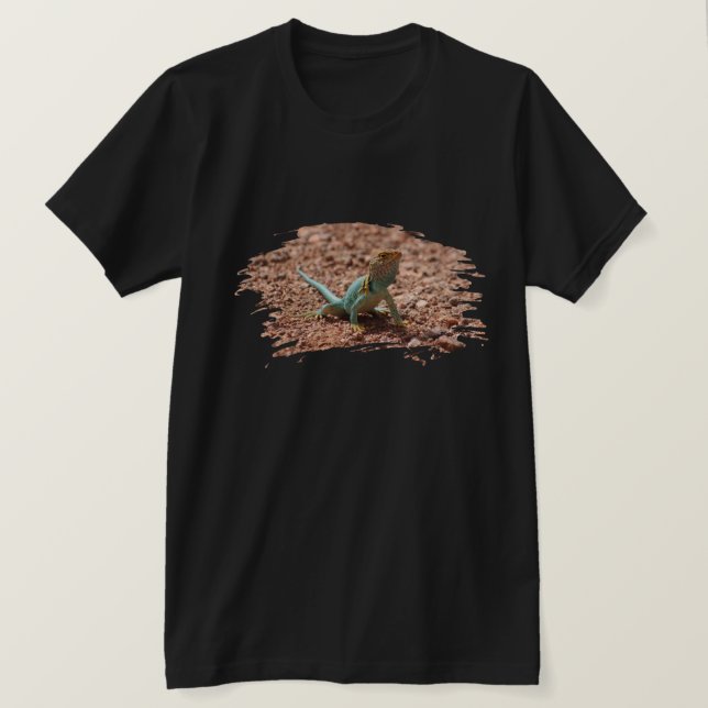 T-shirt Chemise Lizard Collarrée (Design devant)