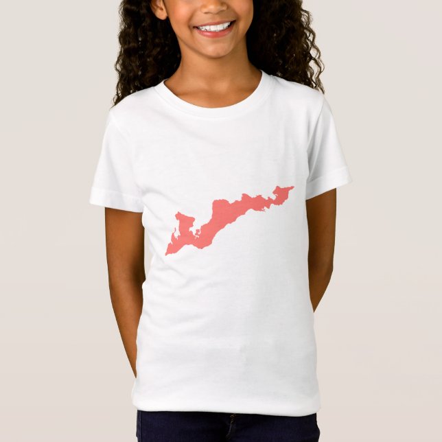 T-Shirt Chemise Logo Classic Fishers Island - Rose (Devant)