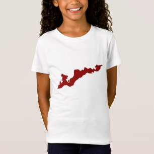 T-Shirt Chemise Logo Classic Fishers Island - Rouge
