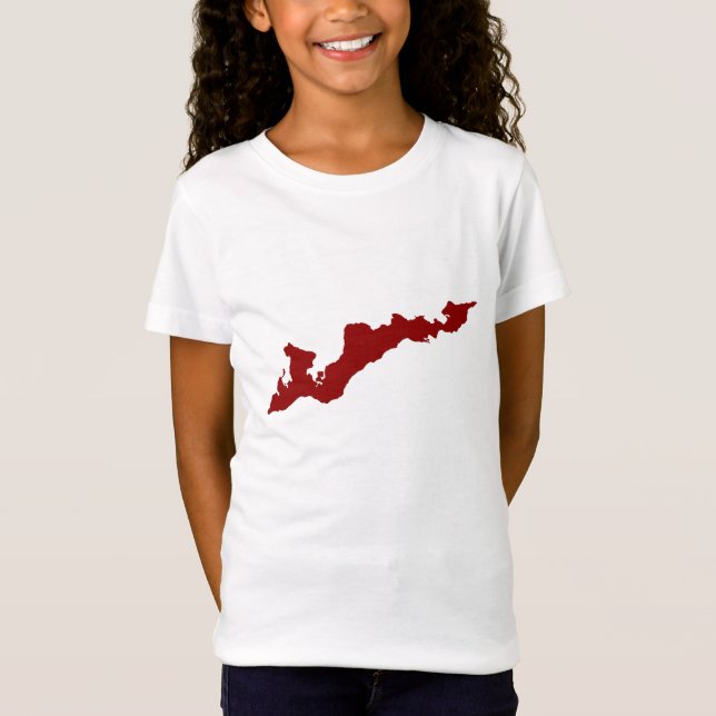 T-Shirt Chemise Logo Classic Fishers Island - Rouge (Devant)