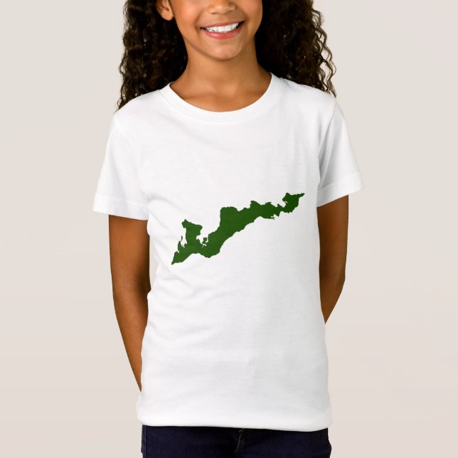 T-Shirt Chemise Logo Classic Fishers Island - Vert (Devant)