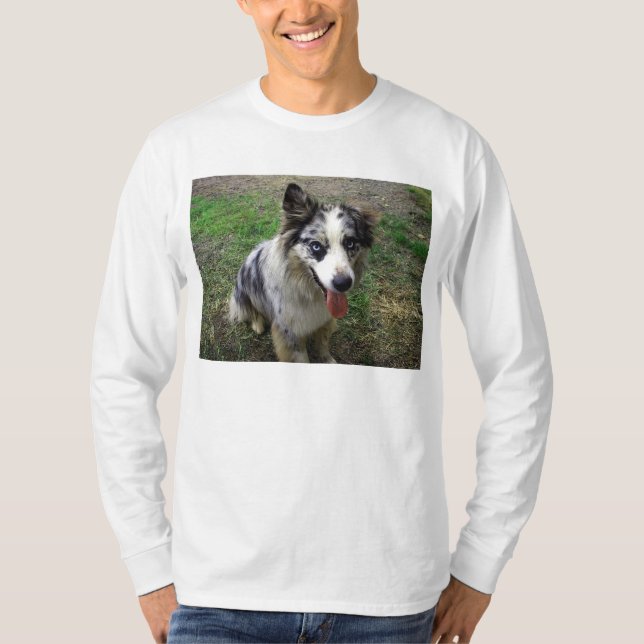 T-shirt Chemise longtemps gainée de marcheur (Devant)