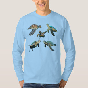 T-shirt Chemise longue Tortue marine