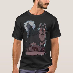 T-shirt Chemise Loup Chasseurs De La Maison De Chouette