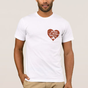 T-shirt Chemise Lover Bacon - Coeur Appartient Au Tee Pork