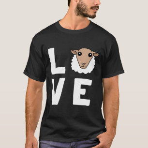 T-shirt Chemise Lover Mouton Pour Agriculteur Et Amoureux