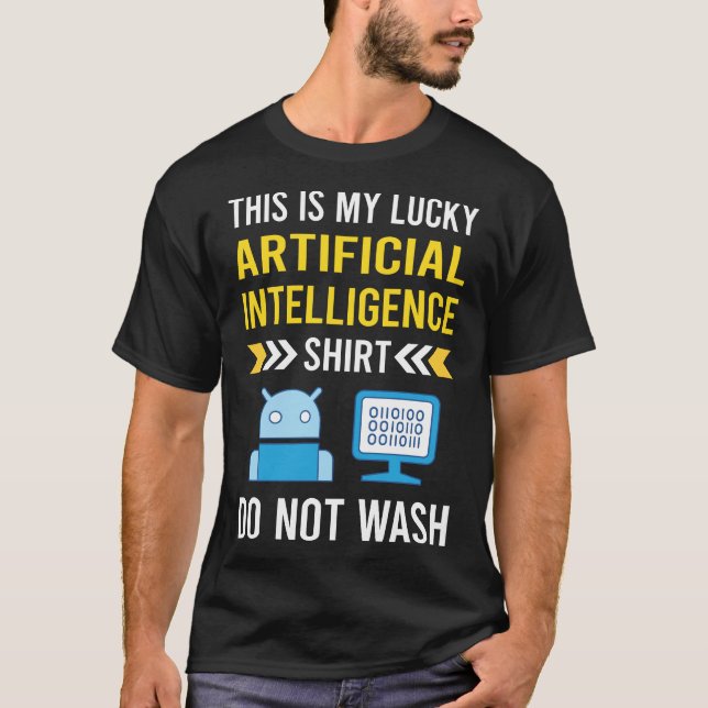 T-shirt Chemise Lucky Intelligence Artificielle AI (Devant)