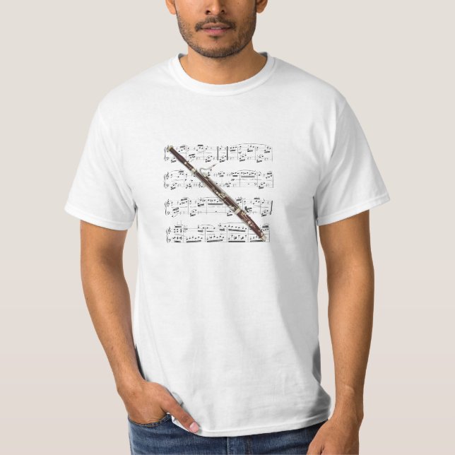 T-shirt Chemise (lumière) - basson - sélectionnez votre (Devant)