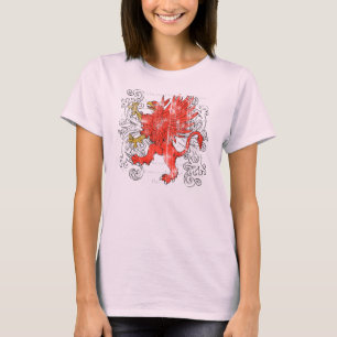 T-shirt Chemise lumière des femmes Griffin Rouge
