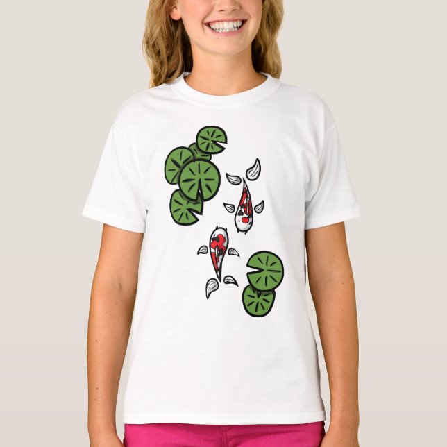 T-shirt Chemise lumière Fuku et Heiwa pour enfants et bébé (Devant)