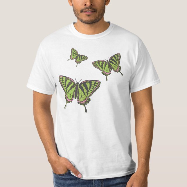 T-shirt Chemise Lumineuse à queue noire celtique (Devant)