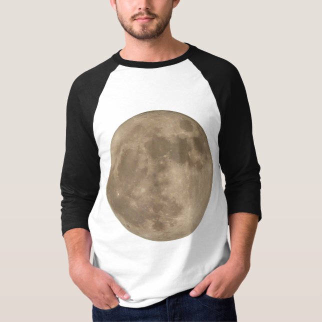 T-shirt Chemise Lune Pleine lune Jersey Cool Lune Chemise (Devant)