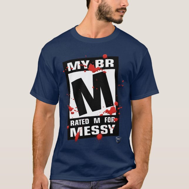 T-shirt Chemise - M évalué pour malpropre (Devant)