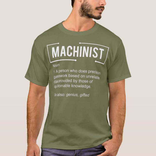 T-shirt Chemise Machiniste pour chemise de machiniste (Devant)