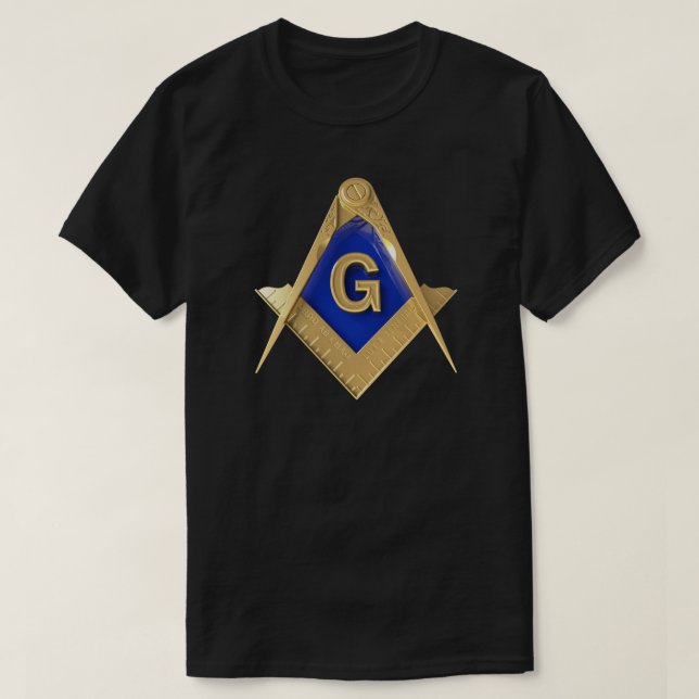 T-shirt Chemise maçonnique Freemason Carré et Compas (Design devant)