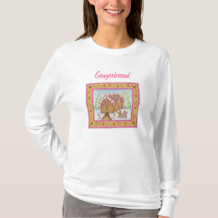 T-shirt Chemise Maison en Pain d'Épice Rose