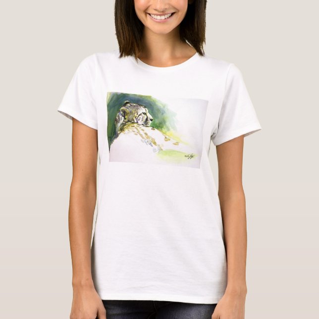 T-shirt Chemise Majestic Cheetah (Devant)