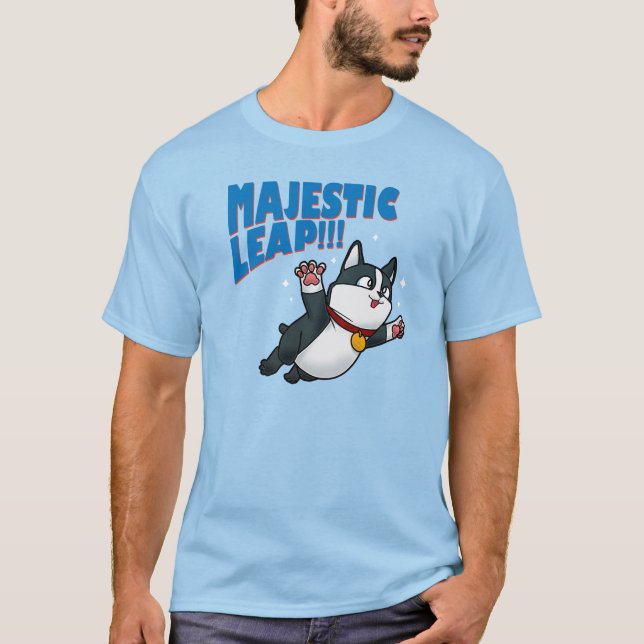 T-shirt Chemise majestueuse de Bowser de saut (Devant)