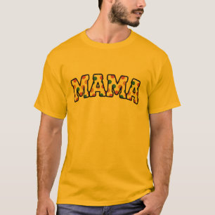 T-shirt Chemise MAMA Rétro - les années 70 Polka Dot Desig