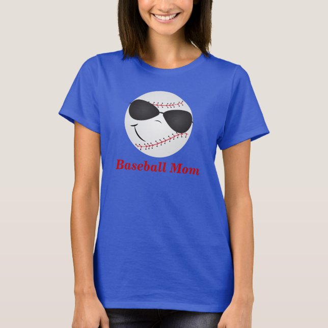 T-shirt Chemise maman de baseball (Devant)