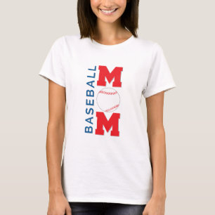 T-shirt Chemise maman de baseball pour femmes