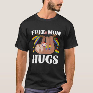 T-shirt Chemise Maman Libre, Otter Drôle, Arc-en-ciel LGBT