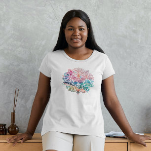 T-shirt Chemise Mandala colorée