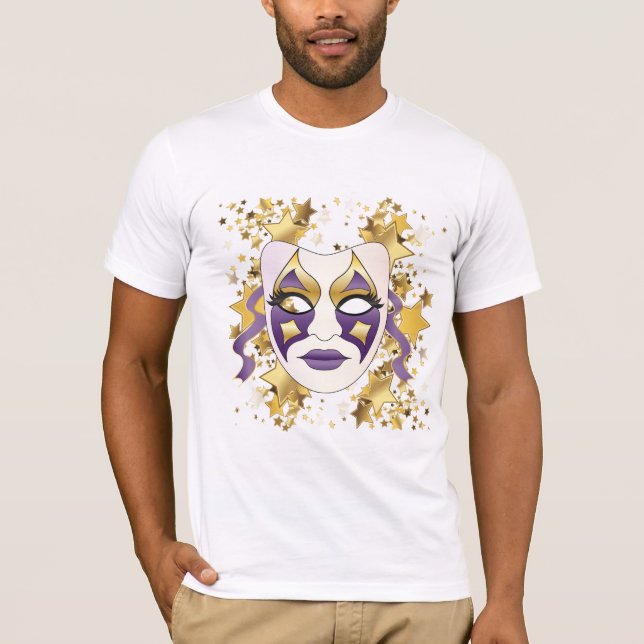 T-shirt Chemise Mardi Gras Homme (Devant)