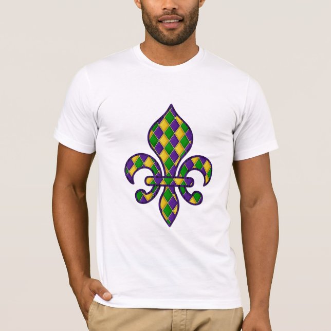 T-shirt Chemise Mardi Gras Homme (Devant)