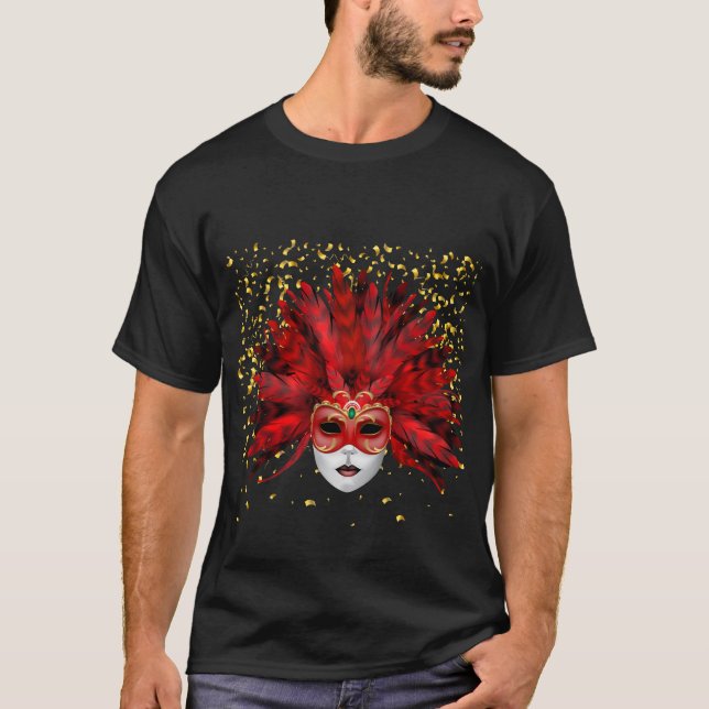 T-shirt Chemise Mardi Gras Homme (Devant)