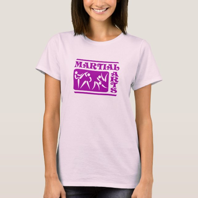 T-shirt Chemise Martial Arts - choisir style & couleur (Devant)