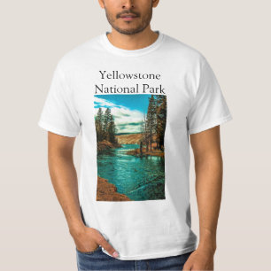 T-shirt Chemise masculine du parc national de Yellowstone