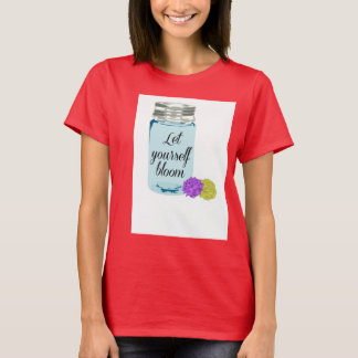 T-shirt Chemise Mason jar Bloom