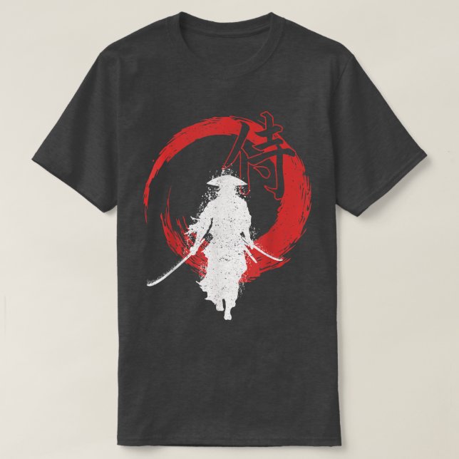 T-shirt Chemise Masque Samouraï Épées Samouraï Bushido Sam (Design devant)