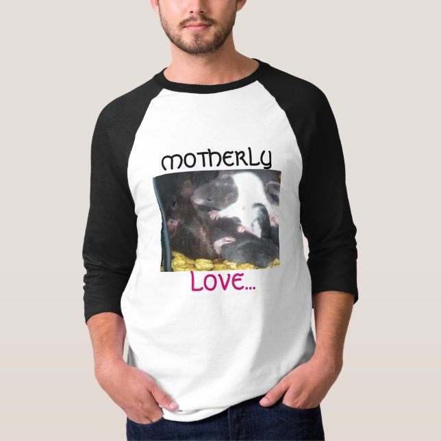 T-SHIRT CHEMISE MATERNELLE DE RAT D'AMOUR… (Devant)
