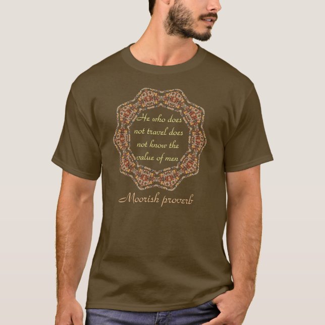 T-shirt Chemise maure de proverbe (Devant)