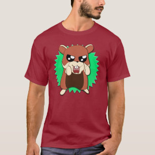 T-shirt Chemise mauvaise de Meme de hamster