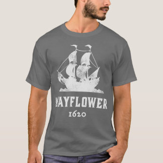 T-shirt Chemise Mayflower 400e anniversaire 1620 Thanksgiv