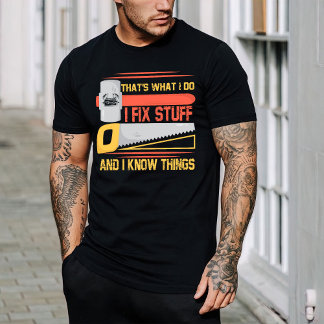 T-shirt Chemise Mécanicien, je répare le Vintage