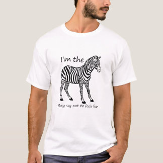 T-shirt Chemise Médicale Zebra (texte noir)