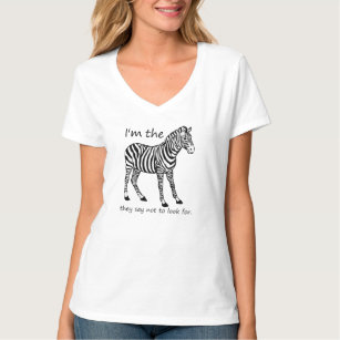 T-shirt Chemise Médicale Zebra (texte noir)